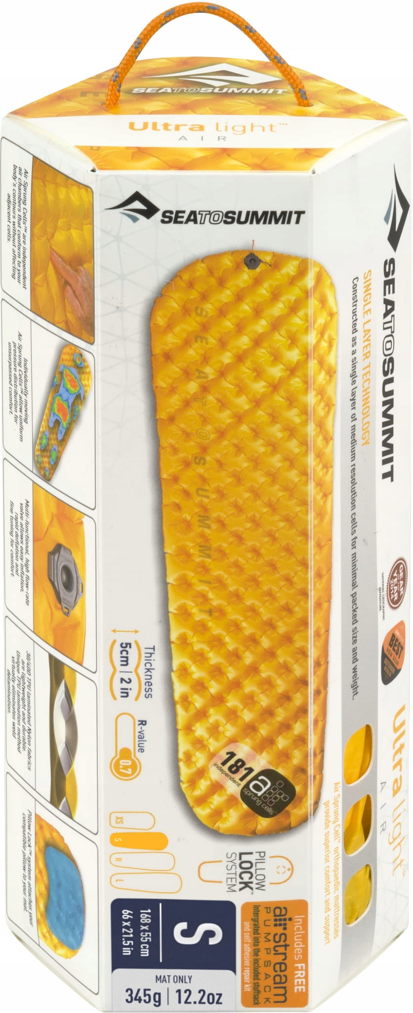 Ultralight ASC Mat Small Sleeping Pad Sea To Summit Manufacturer code 36104