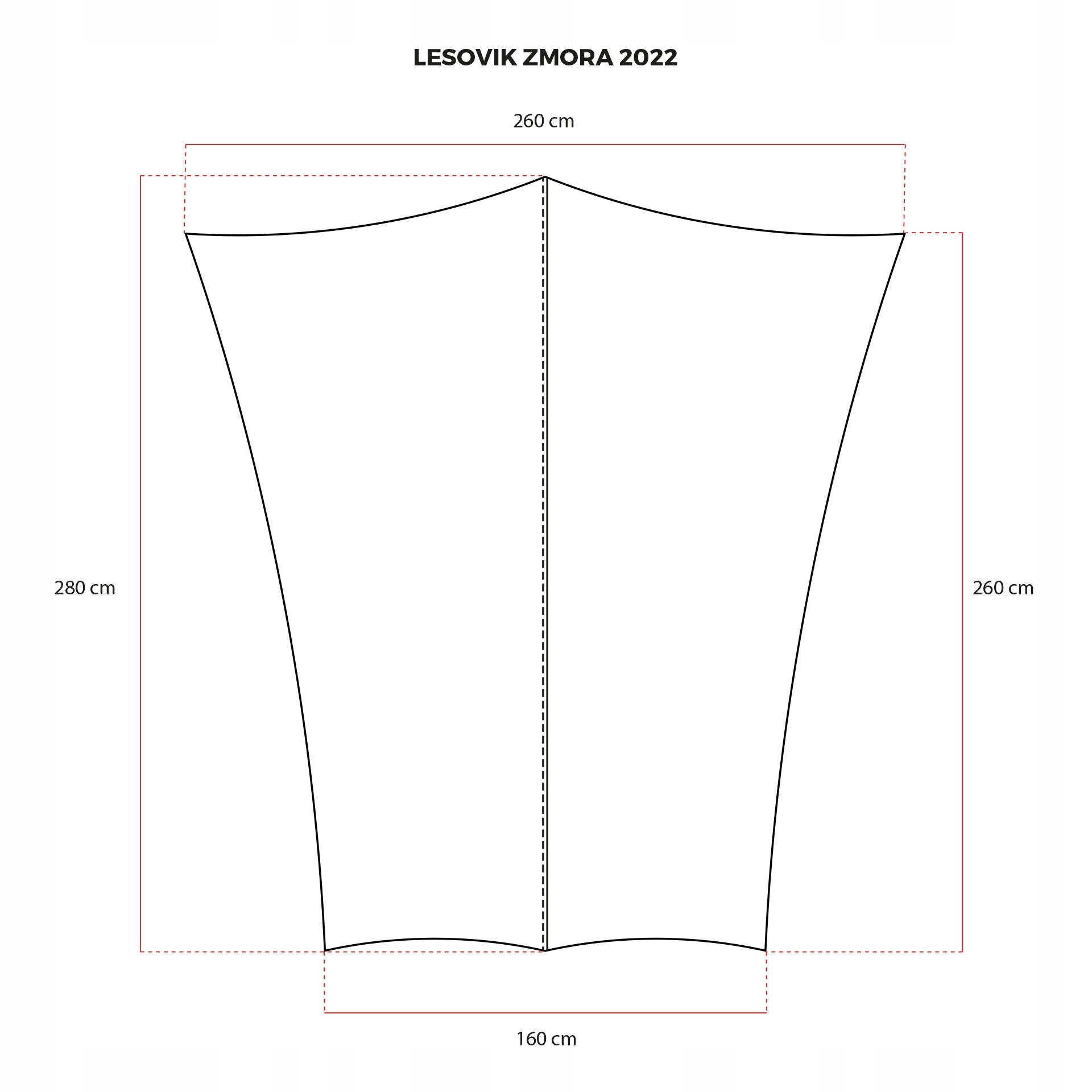 Ultralight Tarp ZMORA Crocodile Green Lesovik Manufacturer Lesovik