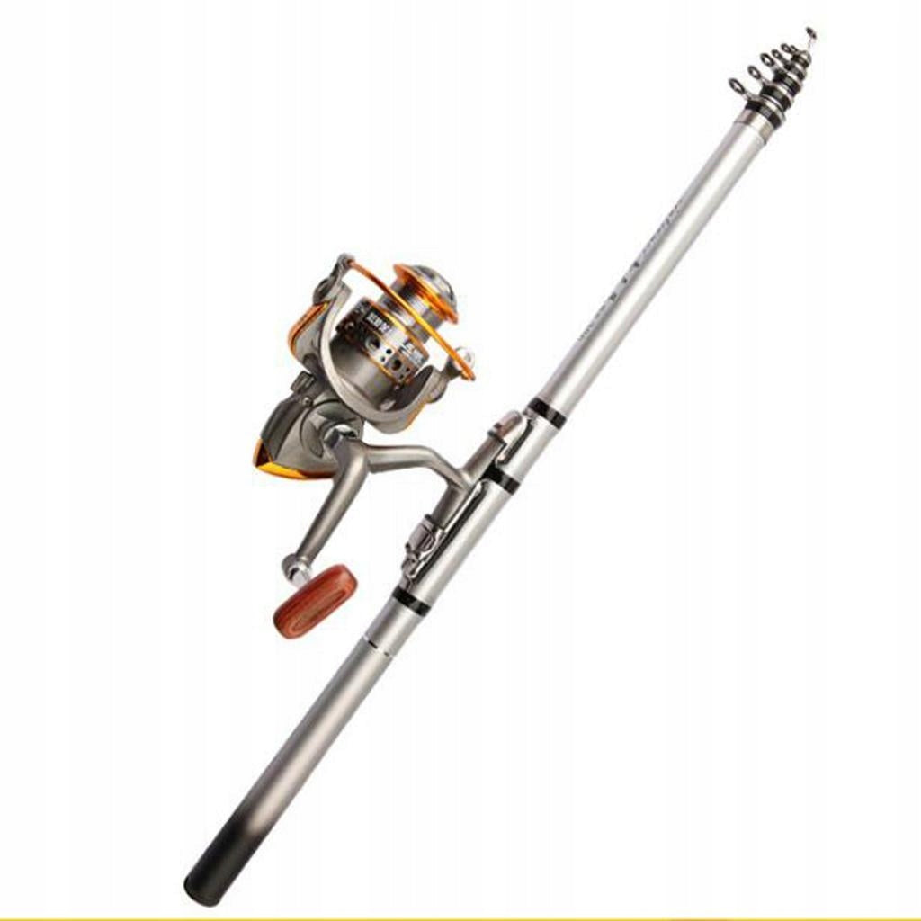 Ultralight Travel Fishing Rod Carbon Fiber Rod Piece Telescopic 2.4m EAN (GTIN) 0791582064305
