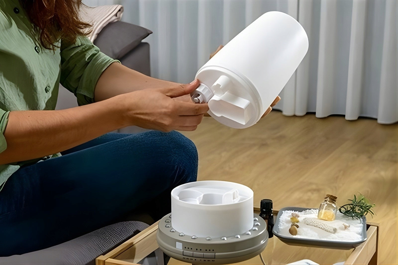 Ultrasonic Air Humidifier Solac HU1065 Aromatherapy Lamp Pilot Power 35 W