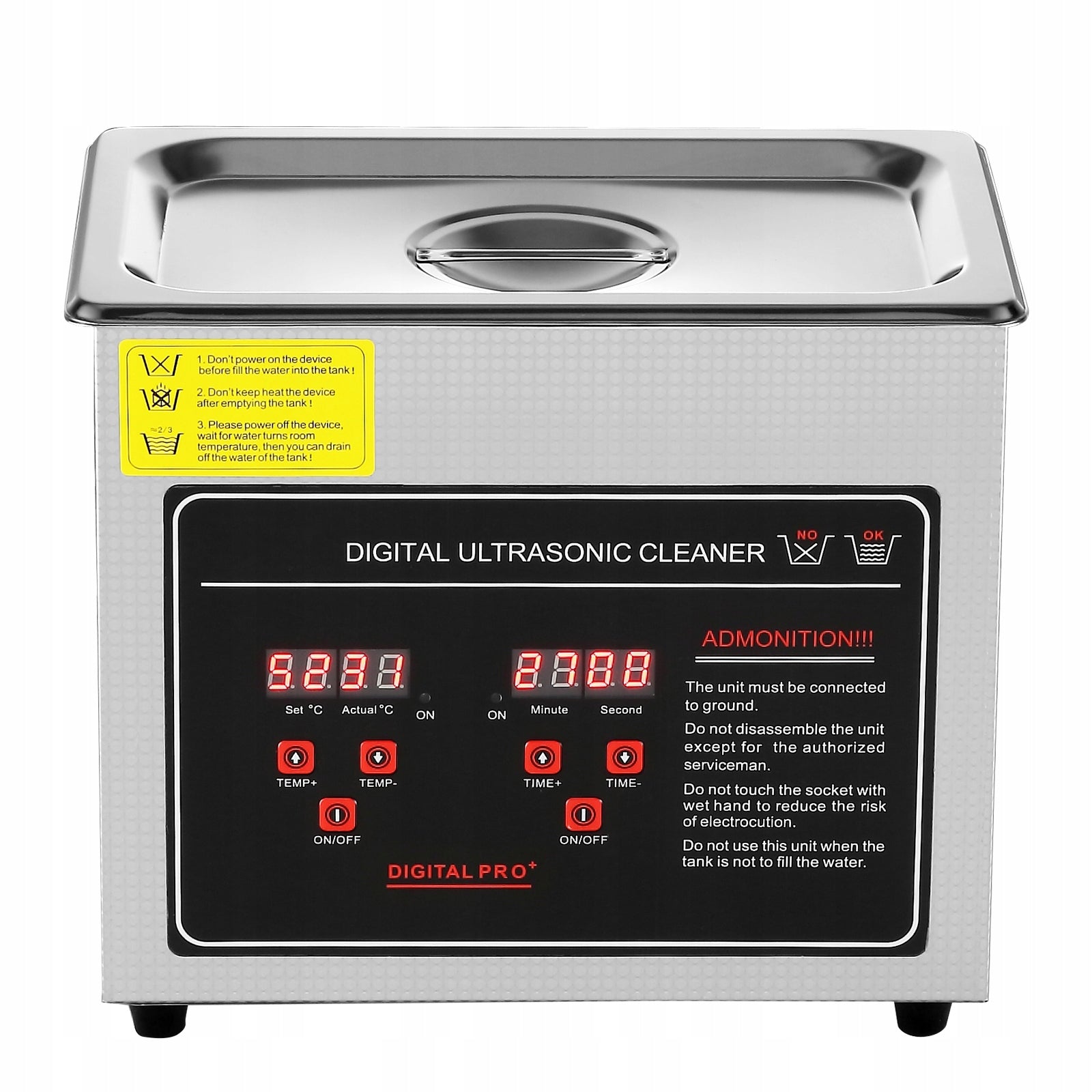 Ultrasonic Cleaner 3L 173W Stainless Steel With Cleaning Basket Manufacturer code SXCSBQXJ3S00MP