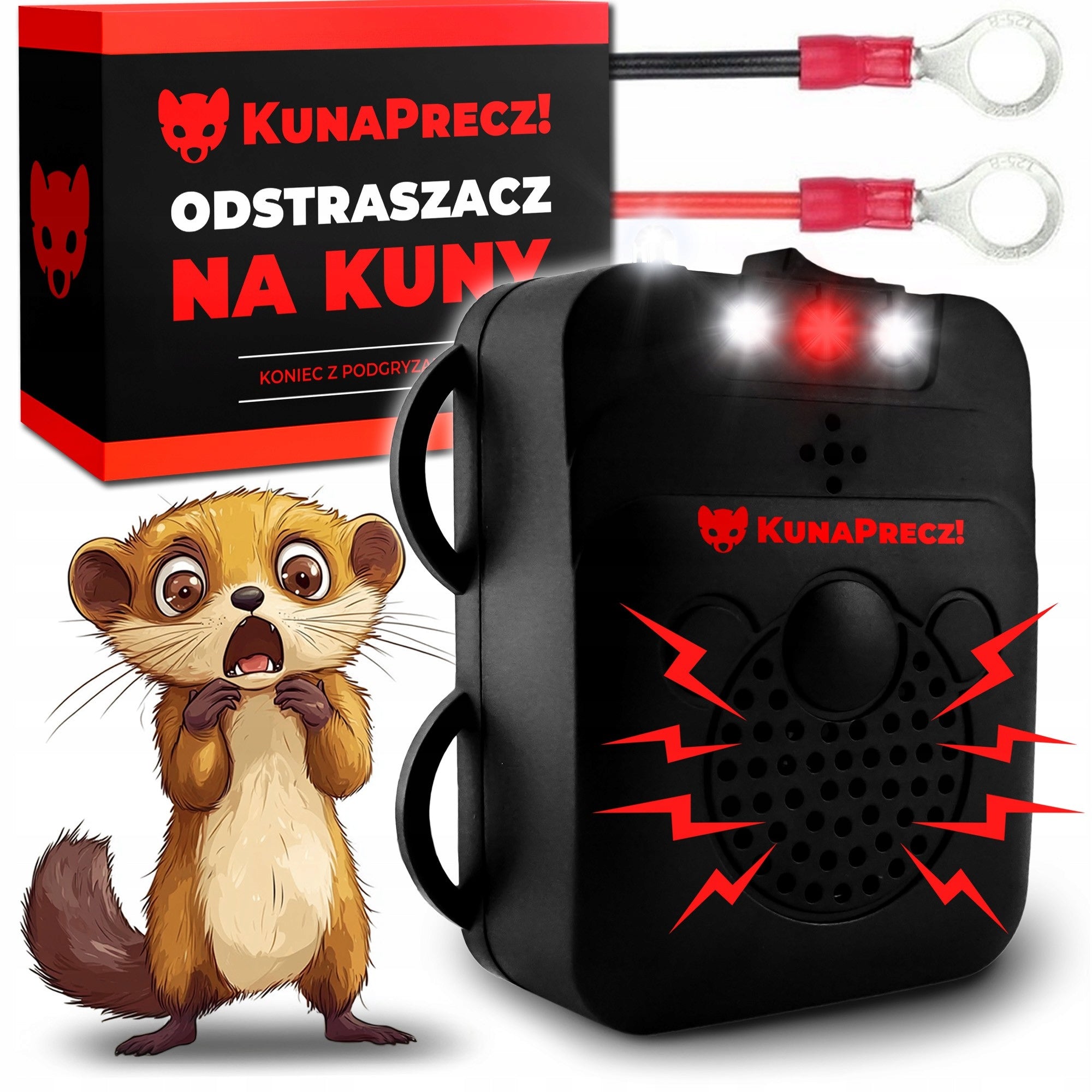 Ultrasonic Deterrent Car Kuna Rodents Rats Mice For Car