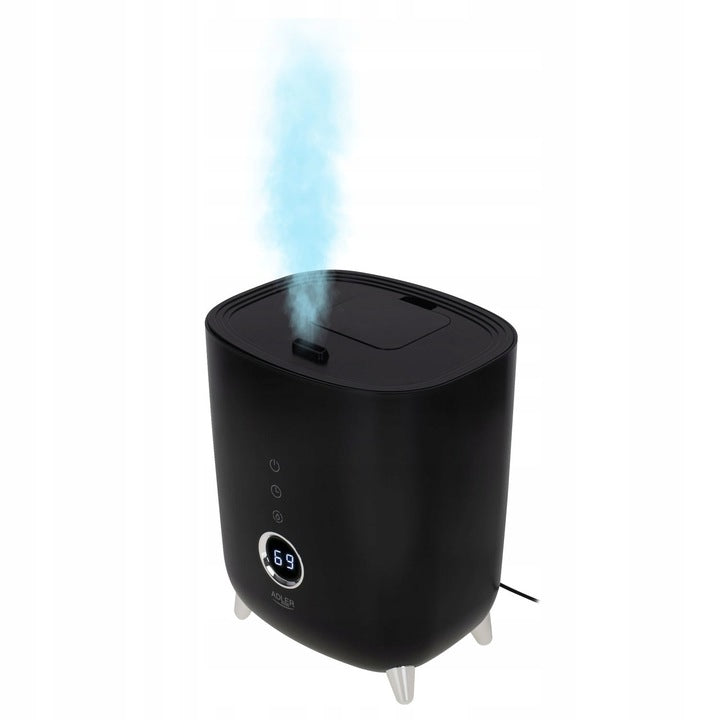 Ultrasonic Humidifier Adler AD 7972 LED 4L Silent 35dB Dominant color black