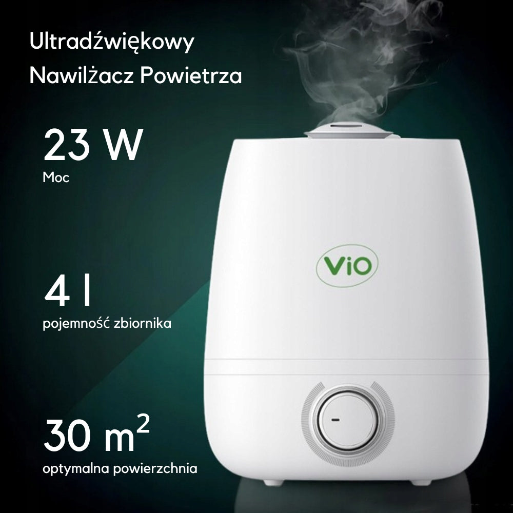 Ultrasonic Humidifier ViO HU-860 Capacity 4L Power 23W 30 m² Manufacturer code ViO-HU-860