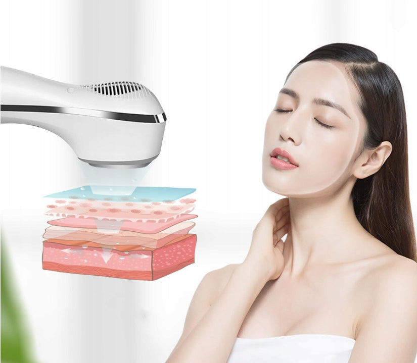 Ultrasonic Massager 5in1 Iontophoresis Radio Waves Batteries included yes