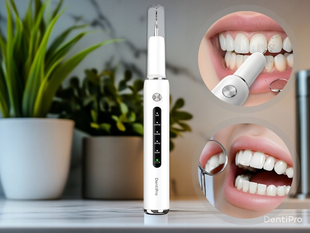 Ultrasonic Tooth Scaler - 5 Modes for Tartar Removal Packaging status original