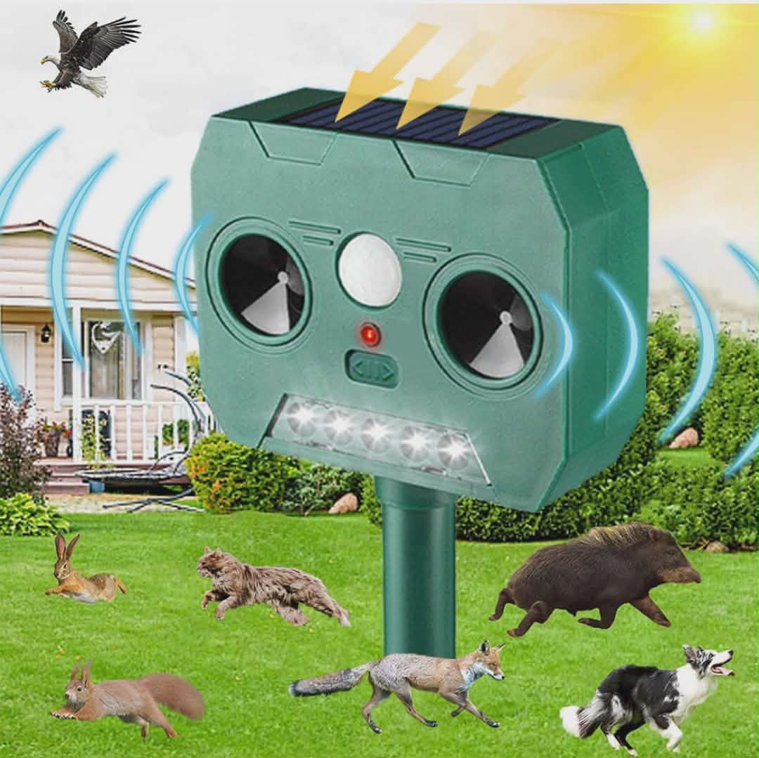 Ultrasonic deer repellent, wildlife repellent Packaging status original
