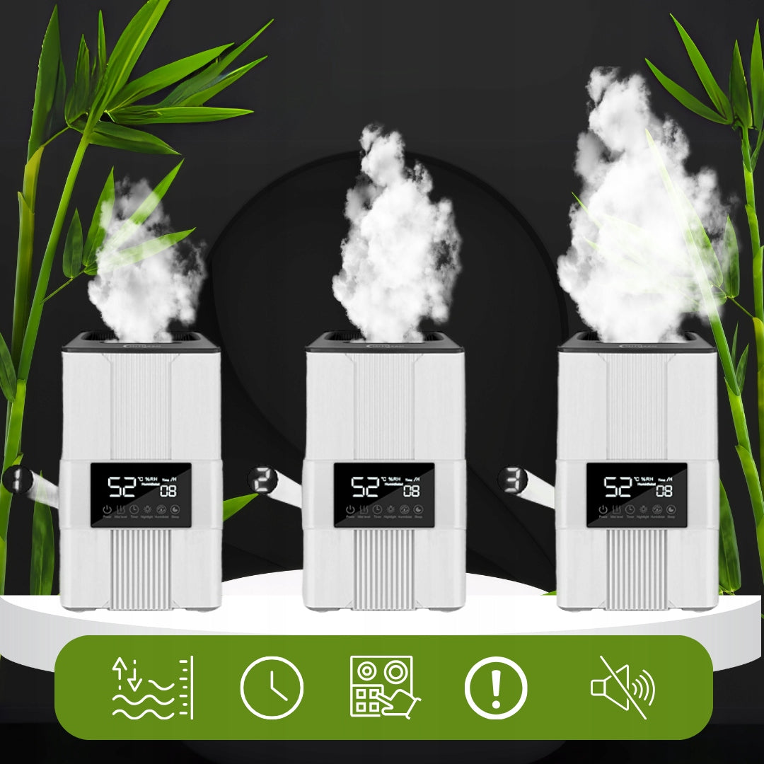 Ultrasonic diffuser HYGROSTAT | TIMER | THERMOMETER | FIRE EFFECT Medical device no