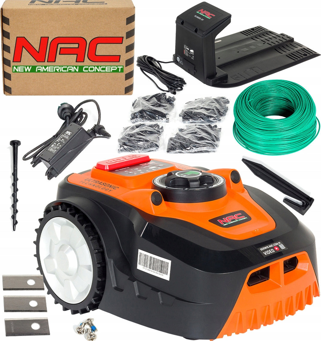 Ultrasonic lawn mowing robot 800m2 RLM800-DY NAC Manufacturer code RLM800-DY