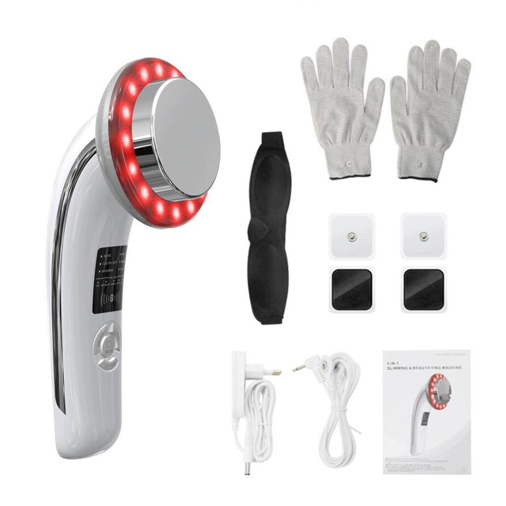 Ultrasound Lose Weight Loss Machine EMS Massager Positive Negative white
