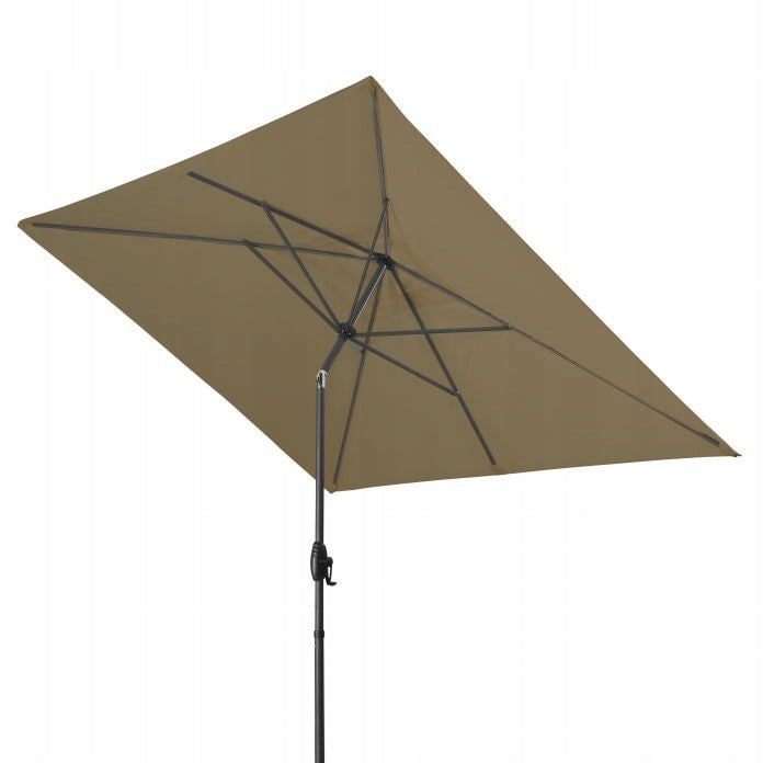 Umbrella Doppler BASIC LIFT 250x200 Coffee Garden Rectangle Classic