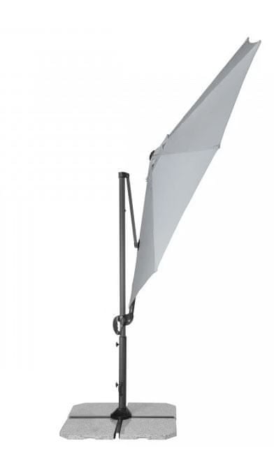 Umbrella Doppler Derby Ravenna Smart 300 Grey Garden on boom Diameter/width 300 cm