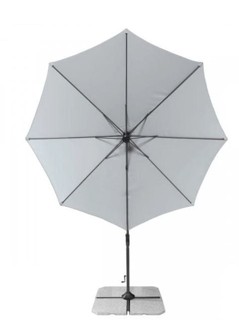 Umbrella Doppler Derby Ravenna Smart 300 Grey Garden on boom Product height 244 cm