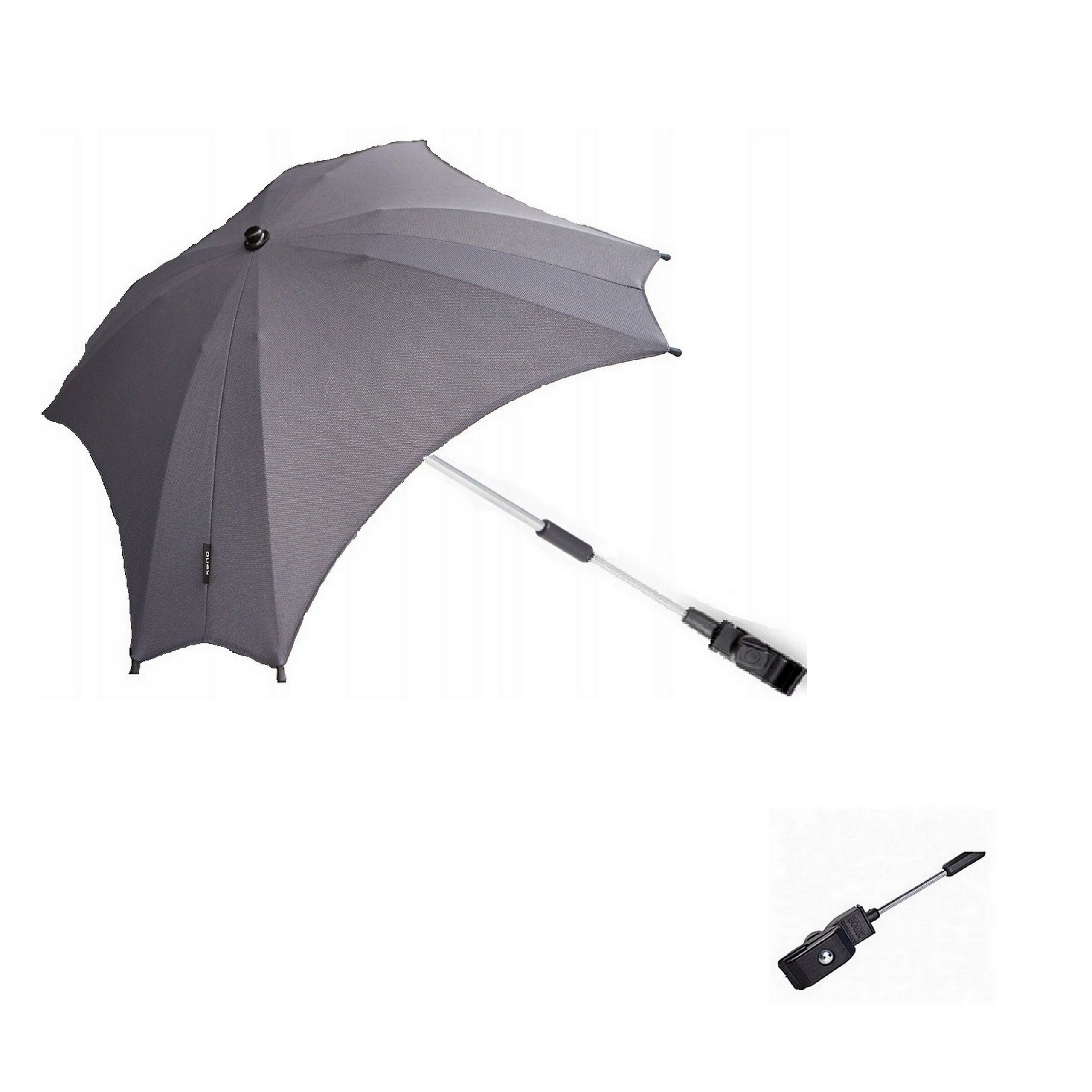Umbrella for stroller Anex 80 cm grey