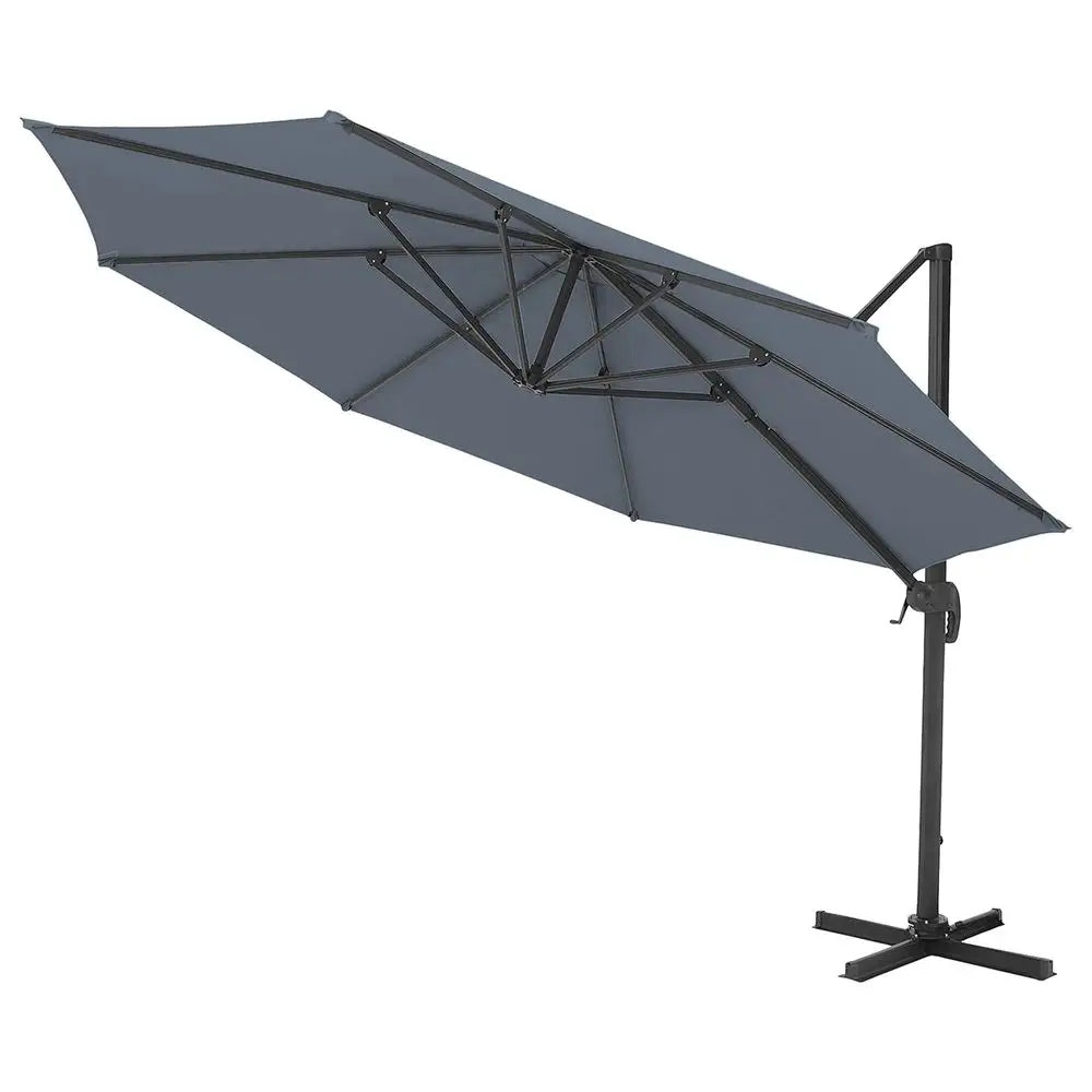 Umbrella with boom Mirpol grey 350 x 270 cm Manufacturer Mirpol