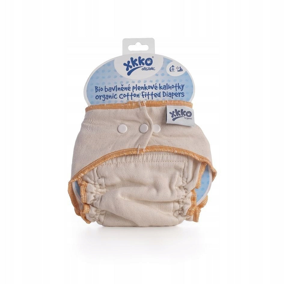 Unbleached organic cotton fitted bra, size S, XKKO