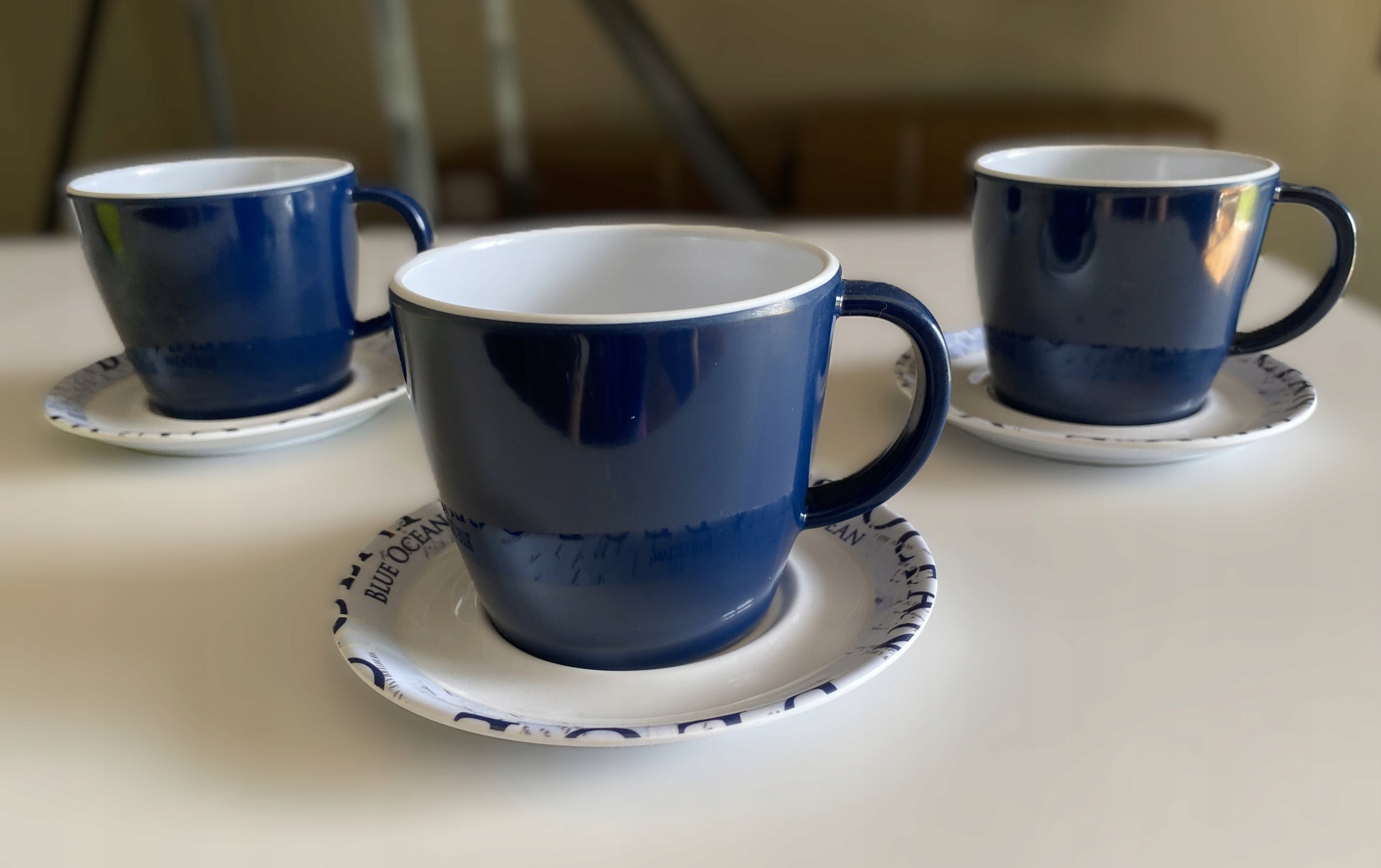 Unbreakable cup and saucer Brunner Blue Ocean 0830022N.C8C Brand Brunner