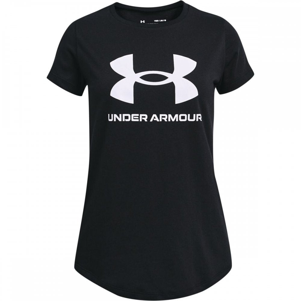 T-Shirt für Damen Under Armour Y Live Sportstyle Graphic SS Jr 1361182 001, schwarz