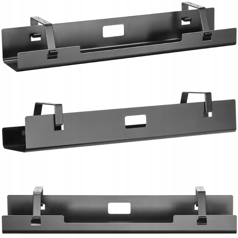 Under Desk Cable Masker 60 cm | Undercounter Organizer | Steel | Black Manufacturer code ETX-MPB1