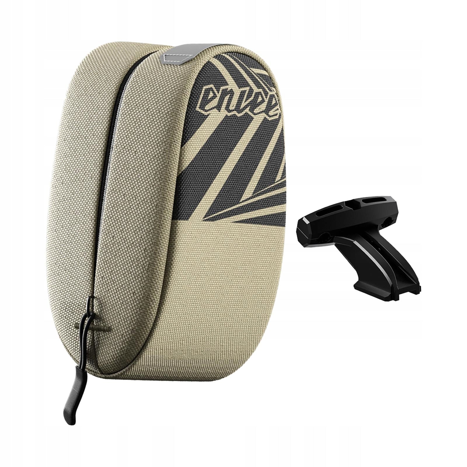 Under Seat Bag Cycling Seat Pack Pouch Mountain Bike Khaki 6.5x6x14.2cm Capacity 1 l