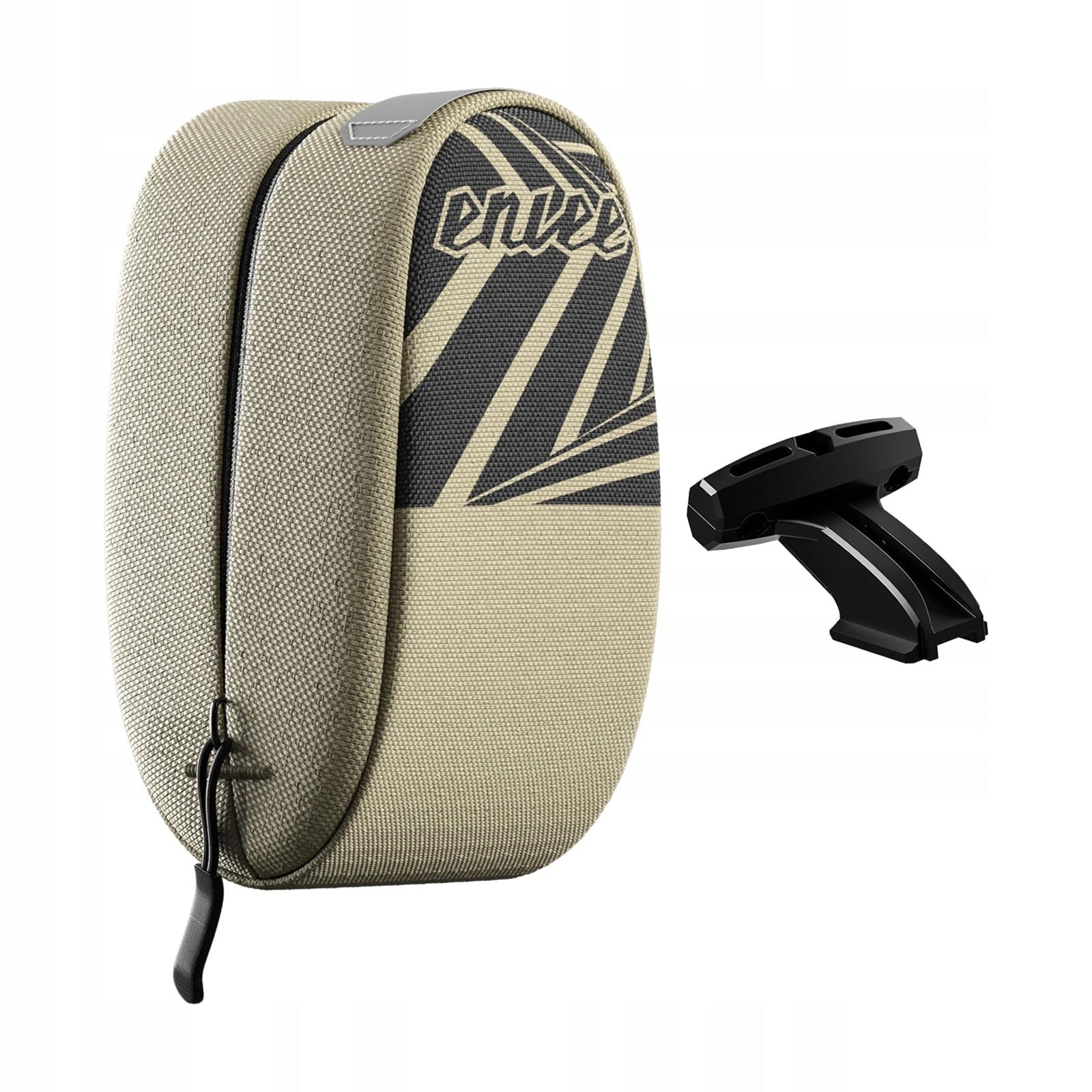 Under Seat Bag Cycling Seat Pack Pouch Mountain Bike Khaki 6.5x6x14.2cm