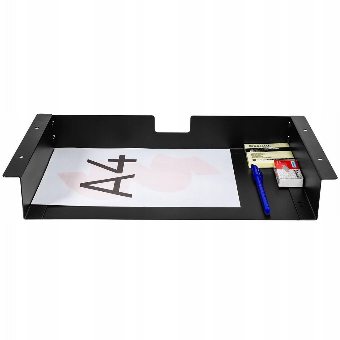 Undercounter desk shelf LIFTING CAPACITY 5kg Spacetronik metal black EAN (GTIN) 5903031058178