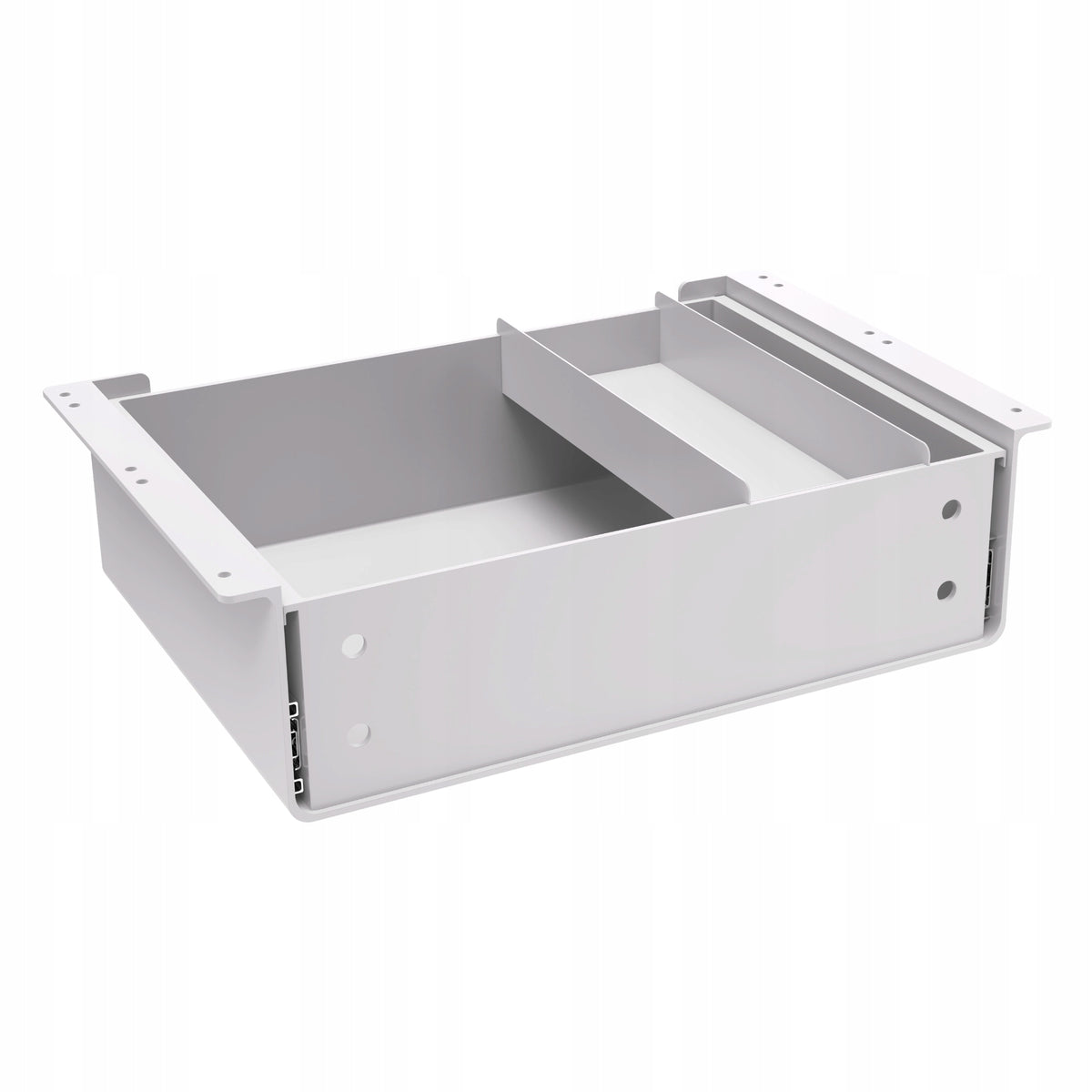 Undercounter drawer Spacetronik 37x26 cm steel white matt