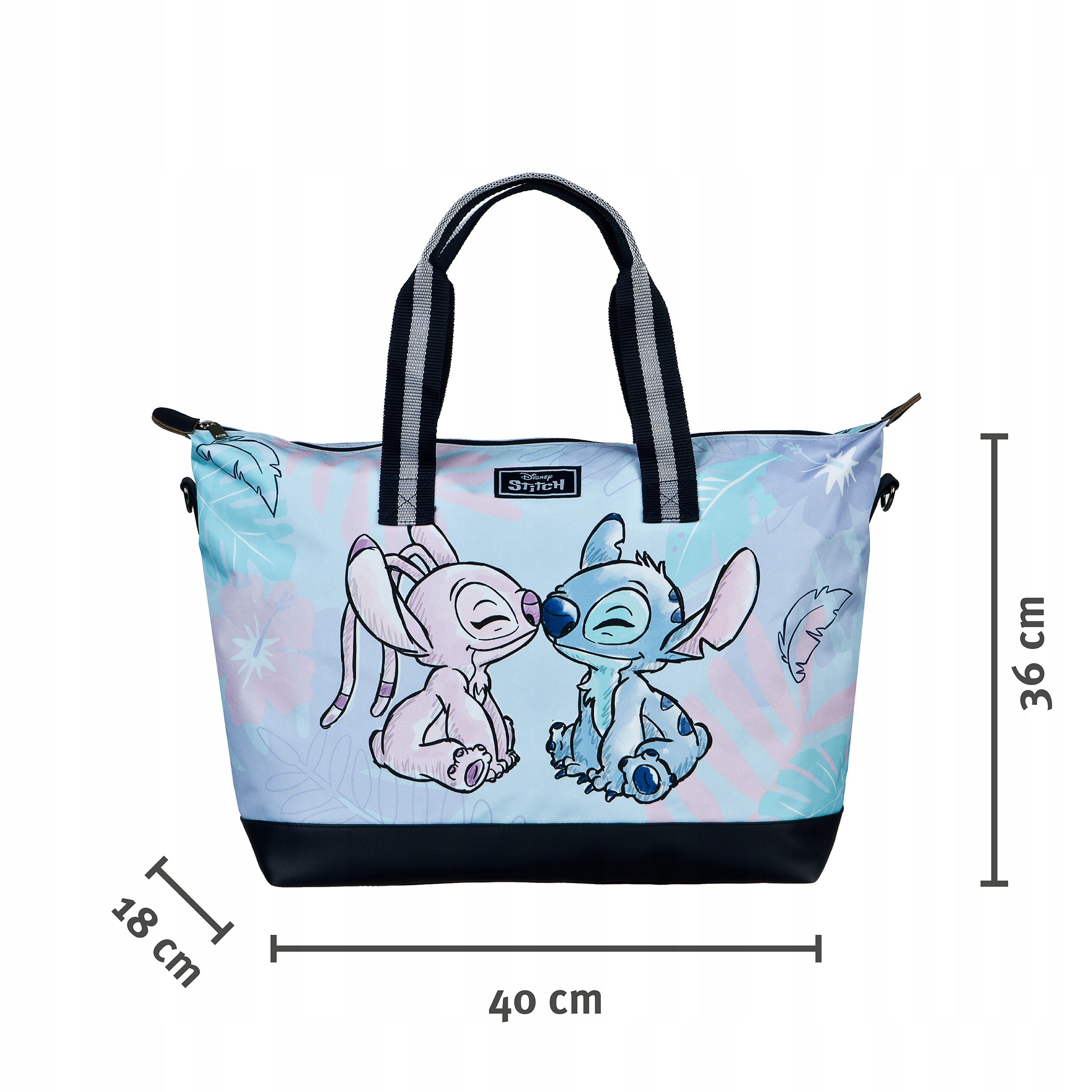 Undercover Disney Stitch Weekender Travel Bag 40x18x36 cm Turquoise Product height 40 cm
