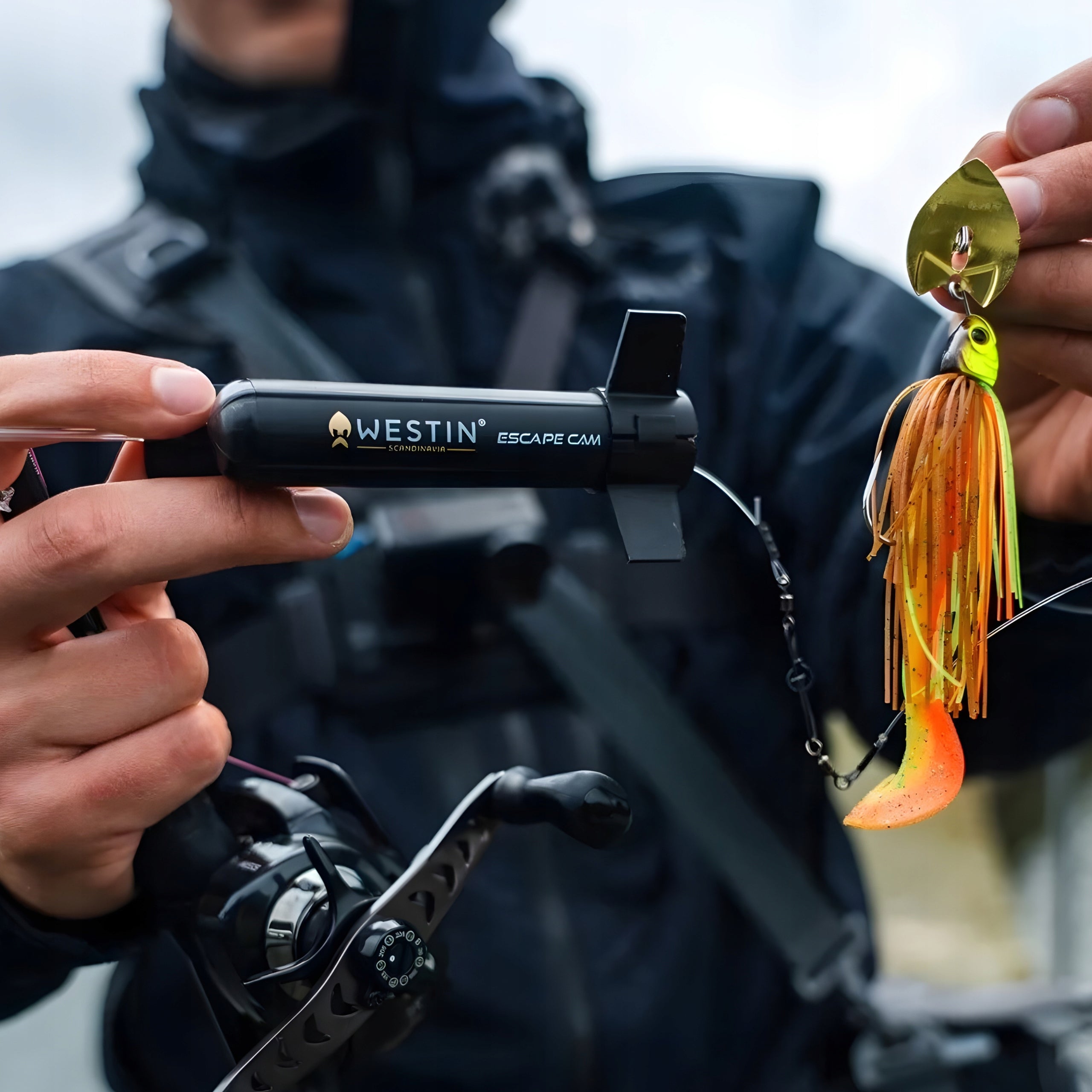Underwater Fishing Camera WESTIN ESCAPE CAM Spinning Wireless Brand Westin
