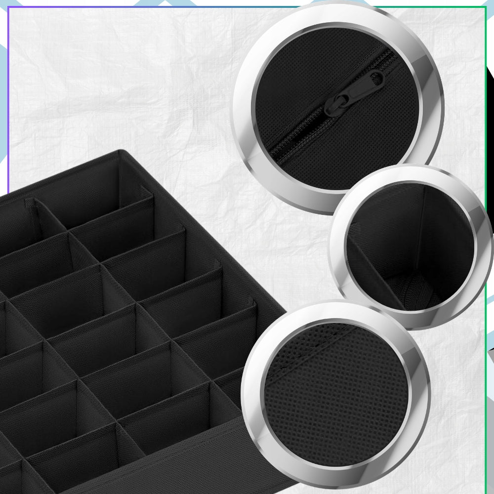 Underwear Drawer Organizer Wardrobe Socks Refill Set of 2 Kind drawer organizer