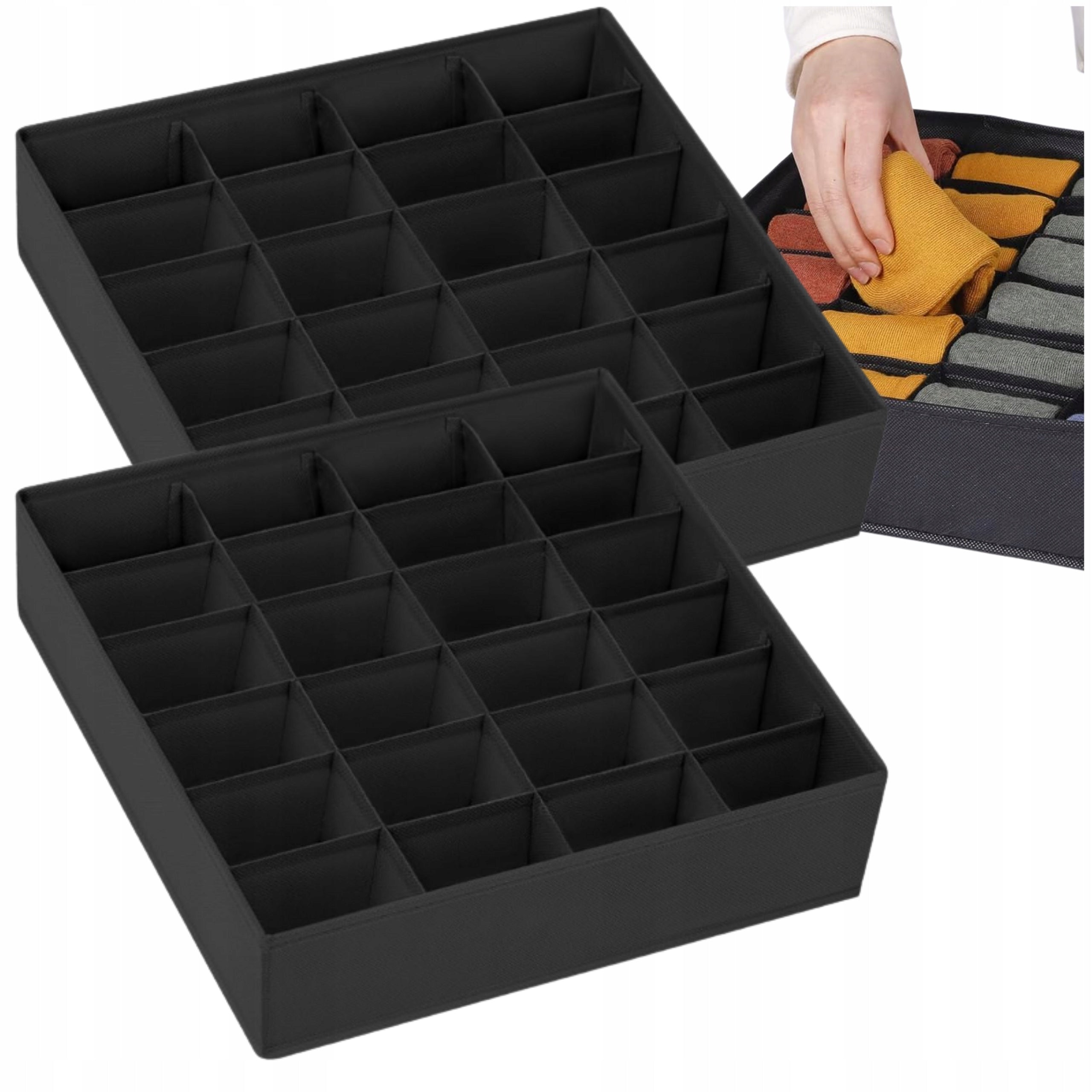 Underwear Drawer Organizer Wardrobe Socks Refill Set of 2 Manufacturer code Organizer Do Szuflady Na Bieliznę Zestaw 2Szt