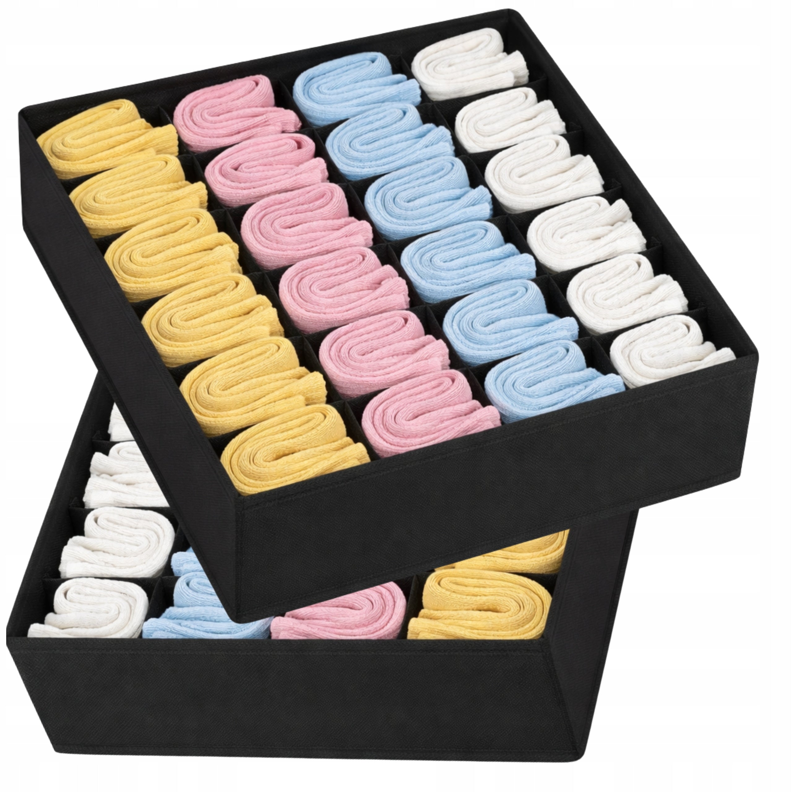 Underwear Drawer Organizer Wardrobe Socks Refill Set of 2
