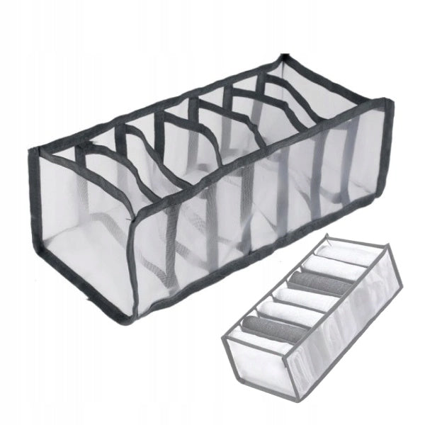 Underwear Organizer 7 Compartments Drawer Refill Folding Material