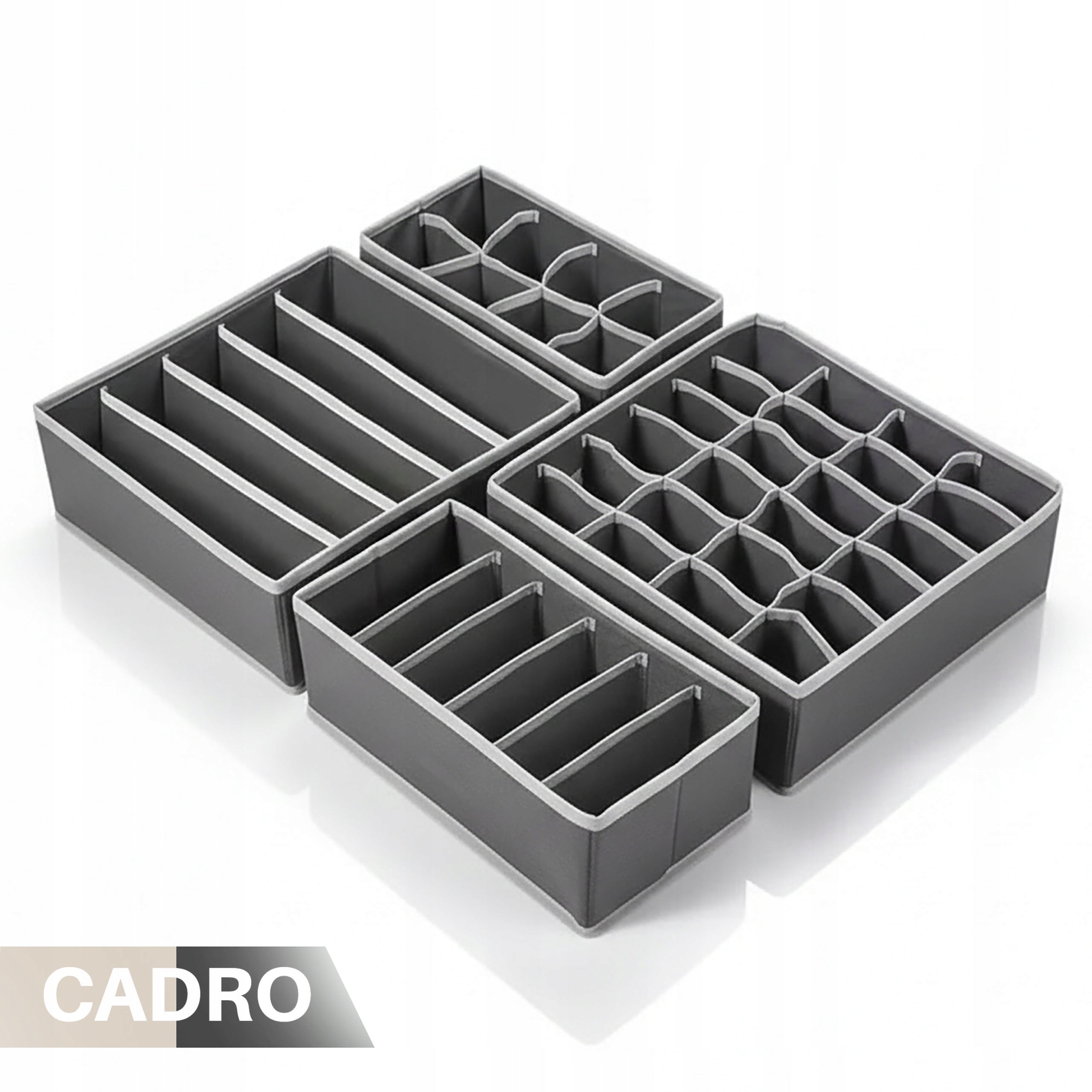 Underwear Organizer Socks Cabinet Drawer Insert Set of 4 Kind drawer organizer