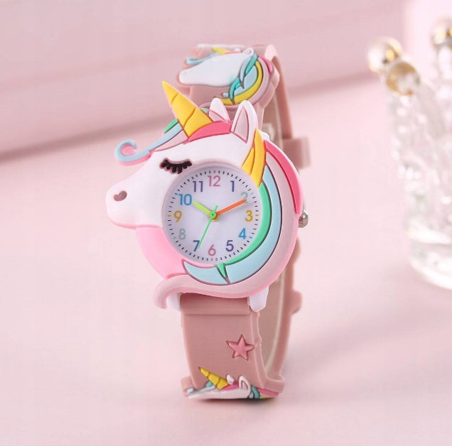 Unicorn watch for girls perfect gift brown rose beautiful