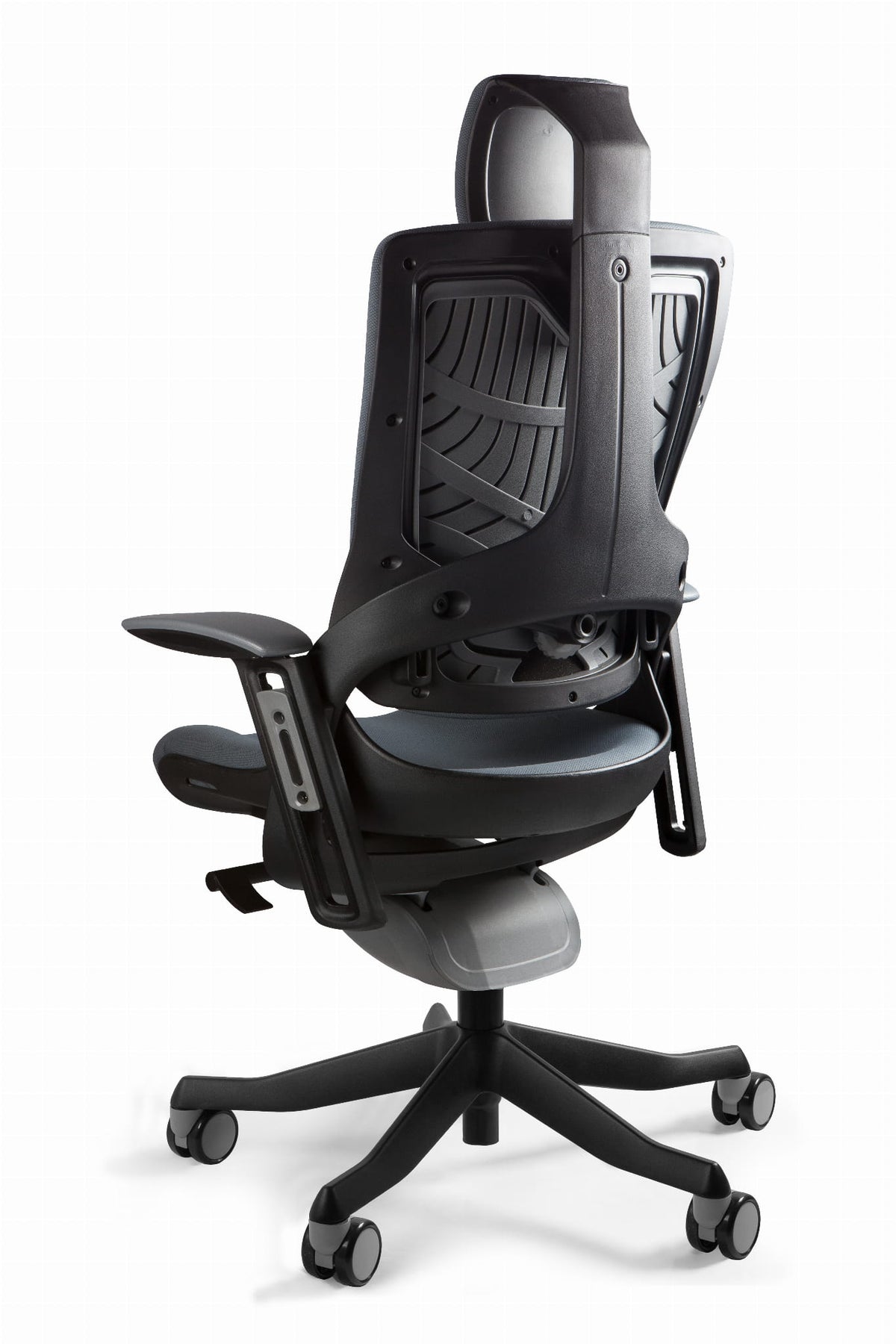Unique WAU 2 Black / Cocoa Fabric Office Chair Packaging status original