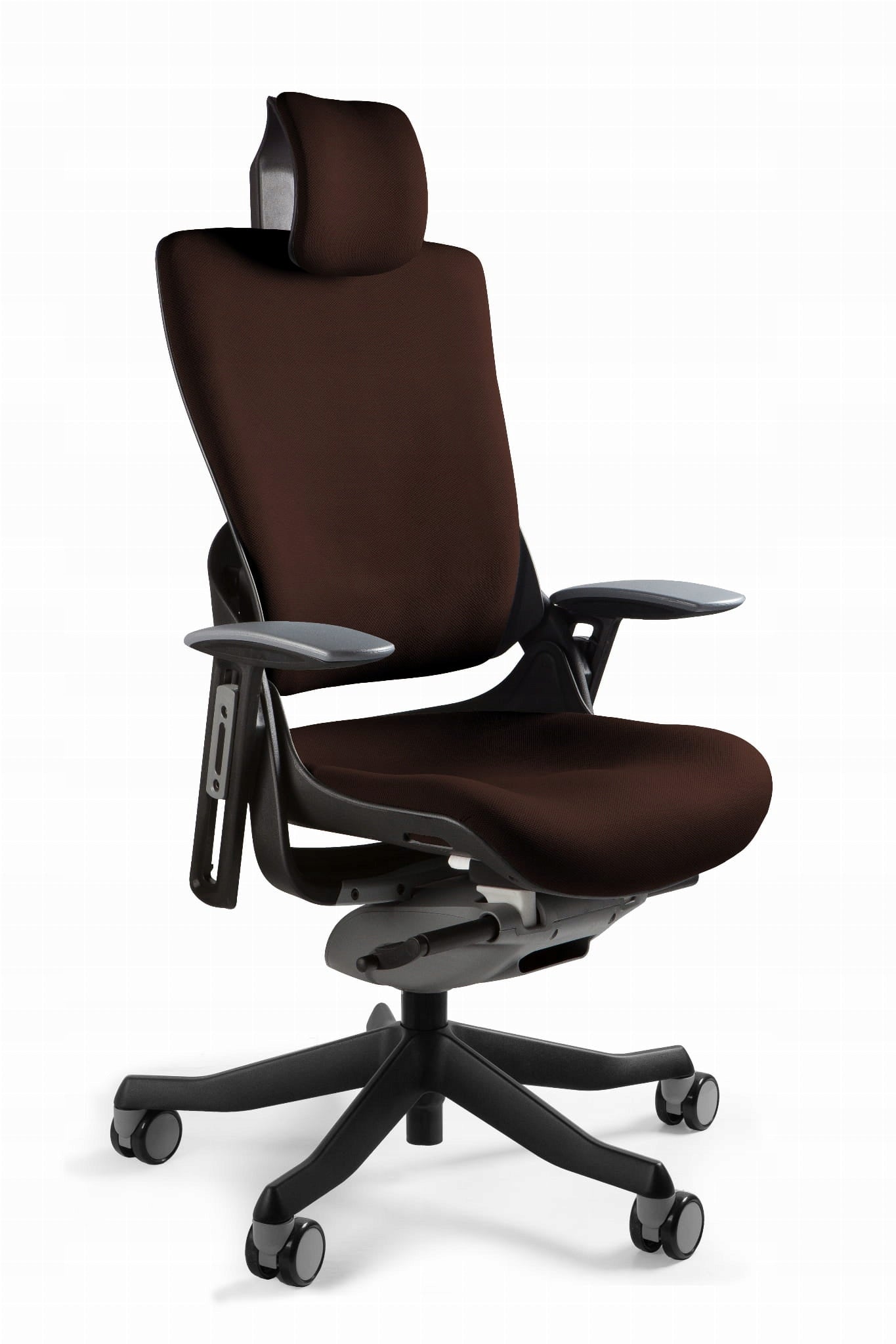 Unique WAU 2 Black / Cocoa Fabric Office Chair