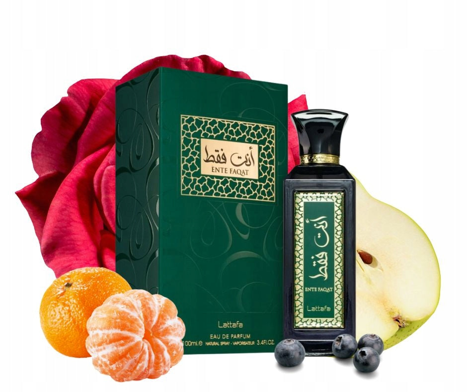 Unisex Arabic Perfume Lattafa Ente Faqat EDP 100 ml