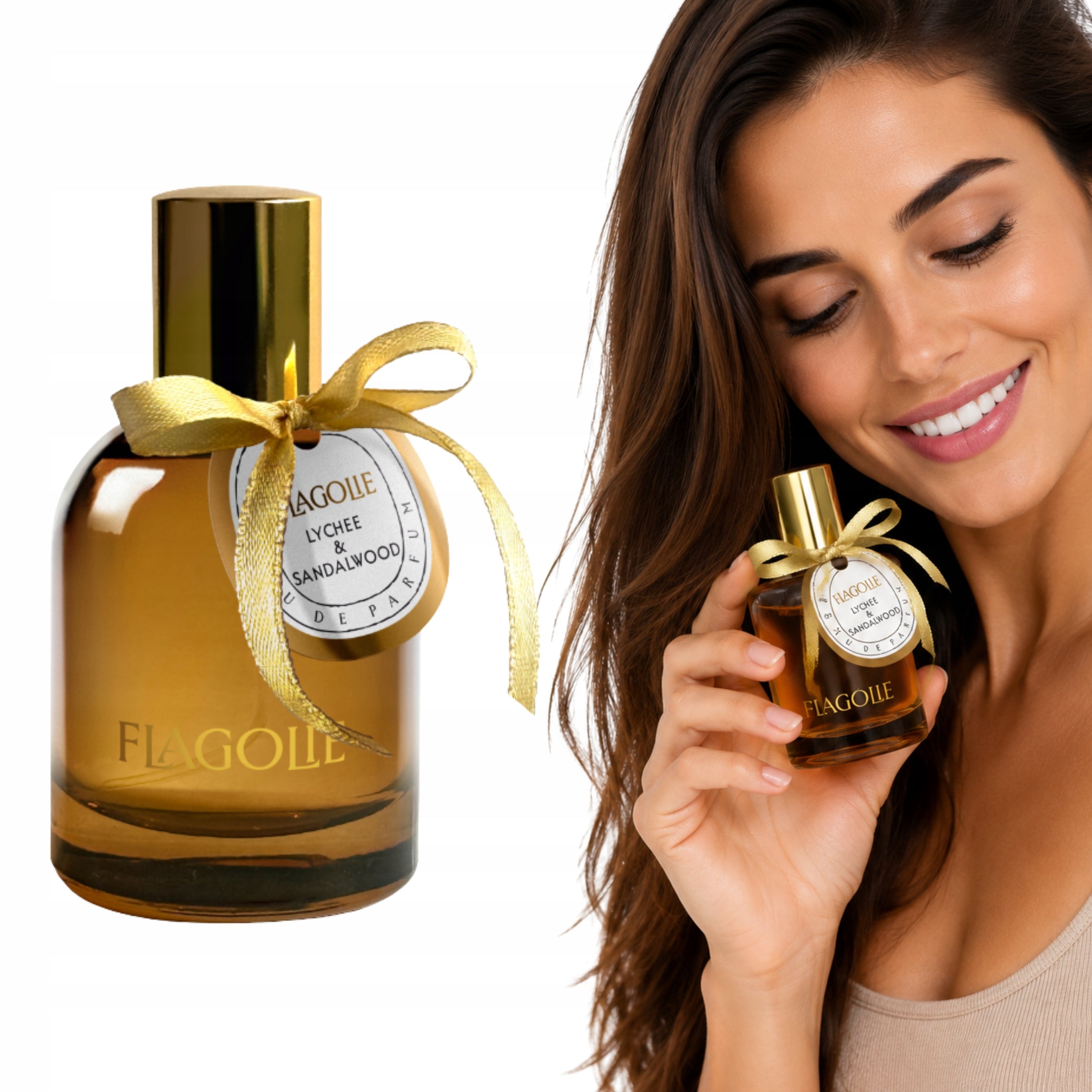 Unisex Floral Woody Perfume Fresh FLAGOILE 50ml Lychee & Sandalwood