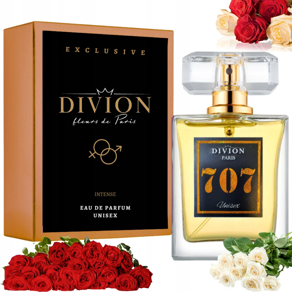Unisex PERFUME 50 ml DIVION No. 707 MEGA STRONG