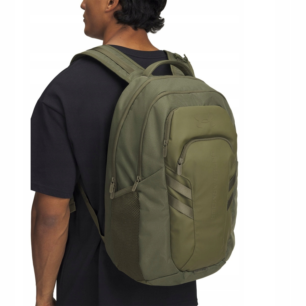 Unisex Training Backpack Under Armour UA Hustle 6.0 Pro Bp Khaki