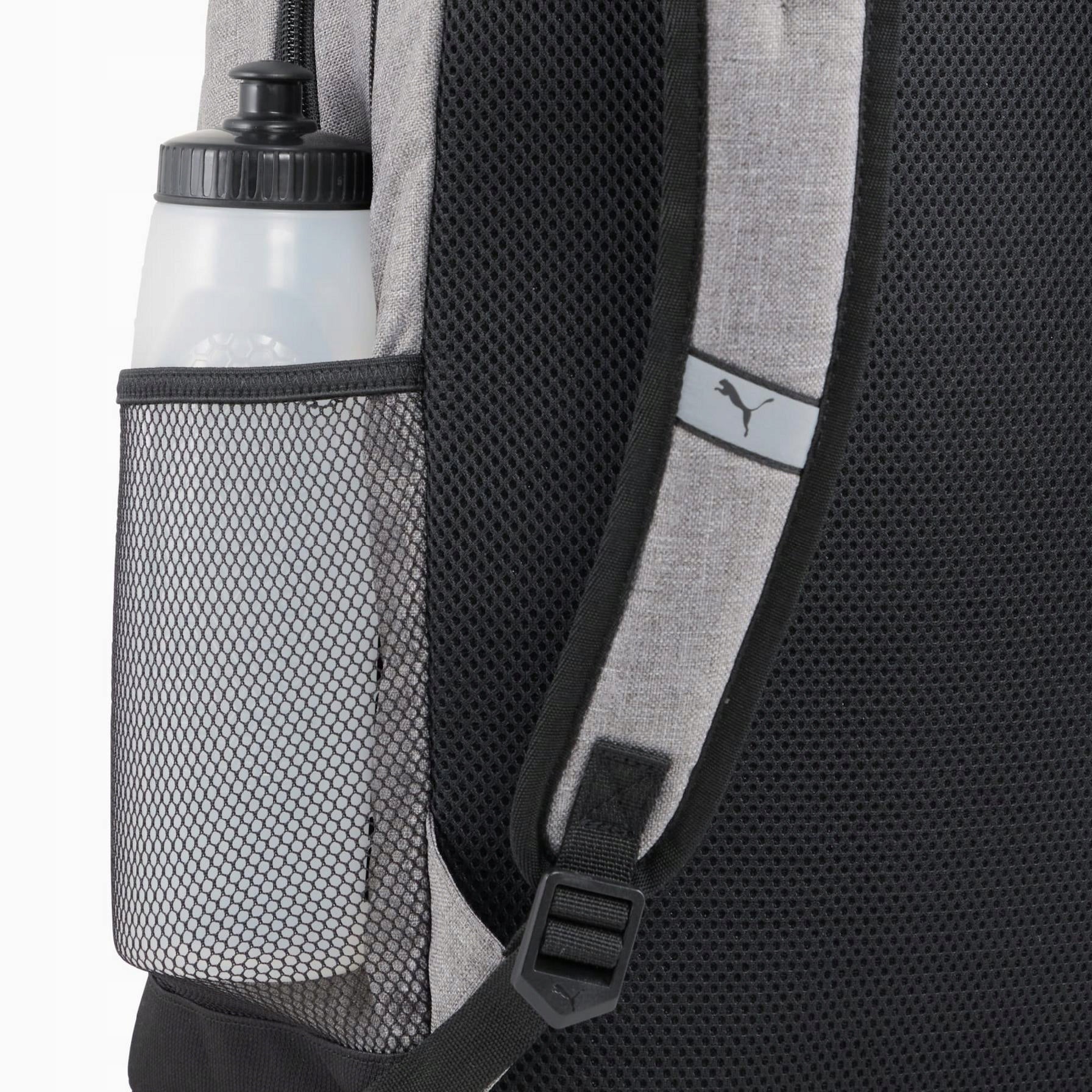 Unisex city backpack Puma BUZZ HEATHER grey 09135001 Dimensions large (A4 size)