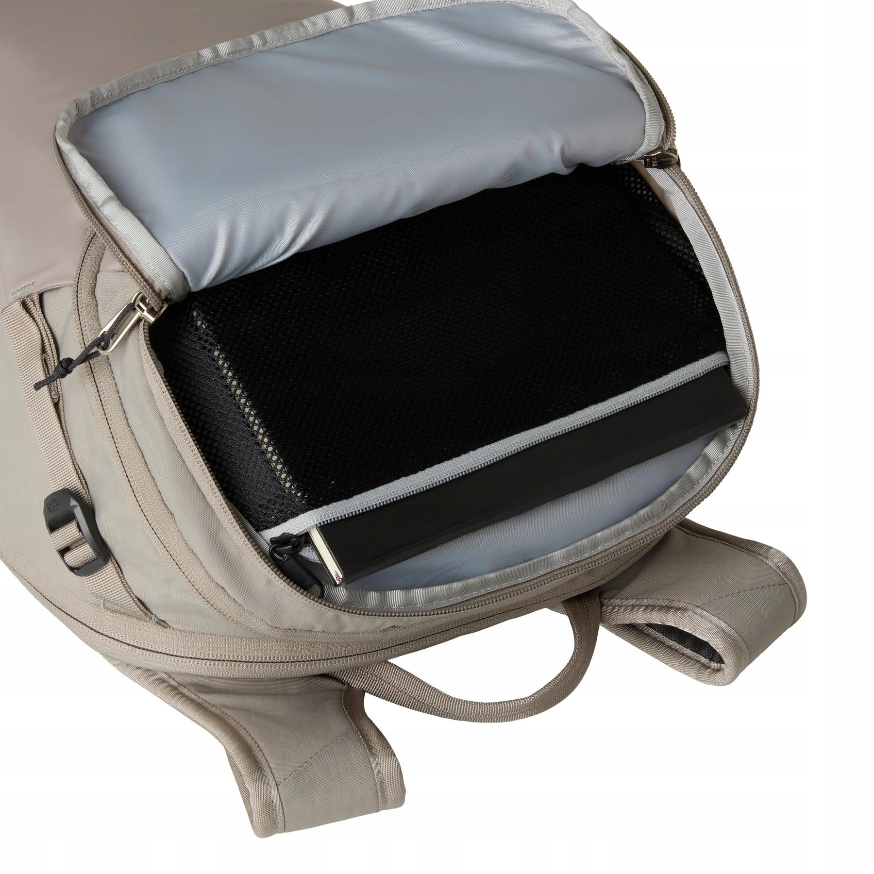 Unisex city backpack The North Face KABAN LTE grey NF0A8BK87M0 Additional features zipper