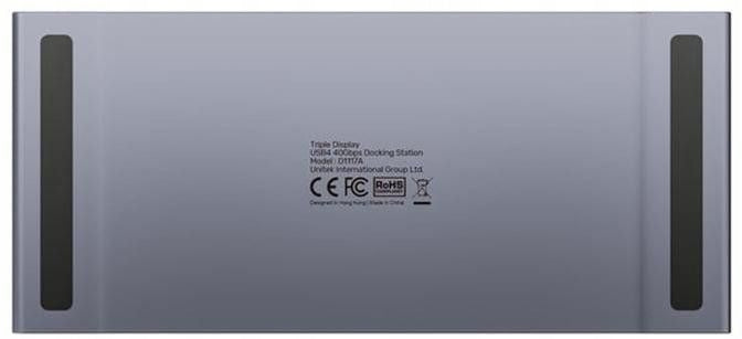 Unitek D1117AGY01 EU USB4 40Gbps 120W Docking Station Product weight with unit packaging 1.2 kg
