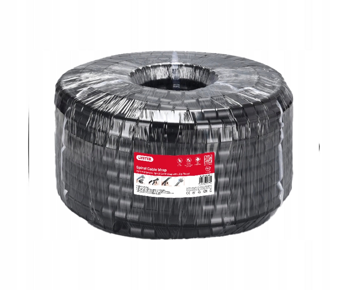 Unitek Spiral cable organizer wires OT1102ABK03-5M diameter 22mm 5m EAN (GTIN) 4894160058461