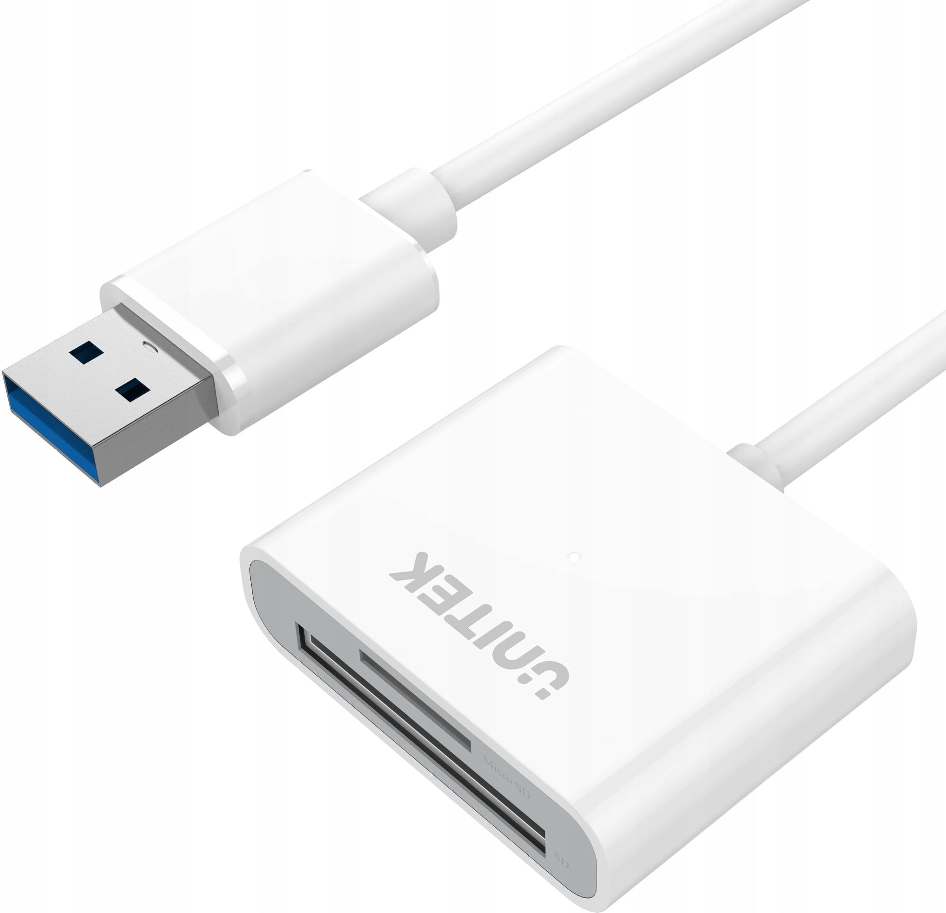 Unitek Y-9321 USB 3.0 SD/microSD MEMORY CARD READER READ FROM 2 CARDS EAN (GTIN) 4894160018007