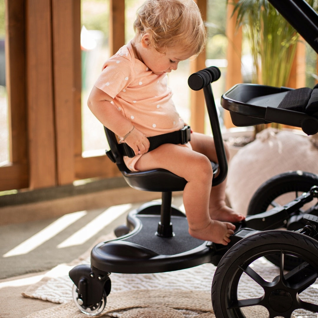 Universal 2in1 Stroller Attachment with Seat Glowing LED Wheels Folding Manufacturer code KPL MRBUG AMK LED