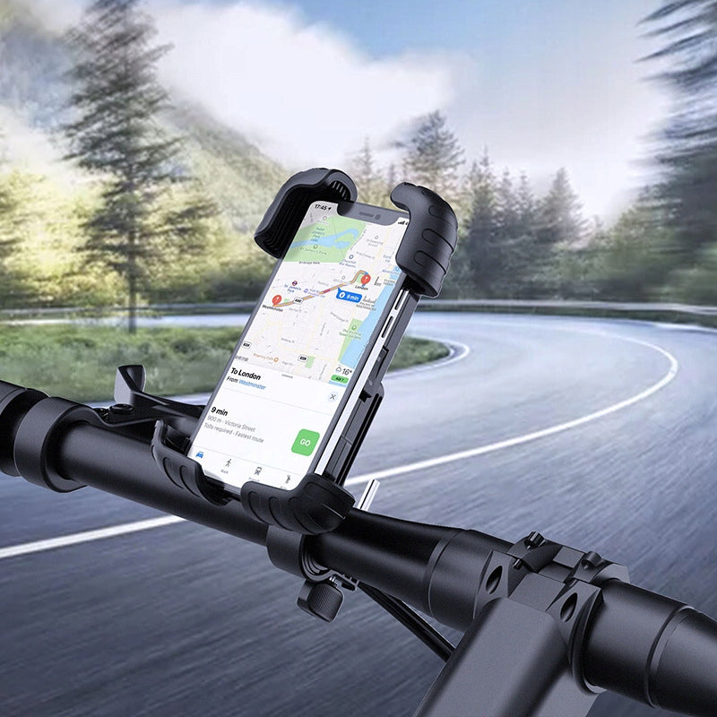 Universal 360° Shockproof Bicycle Phone Holder, Sturdy for Smartphones Packaging status original