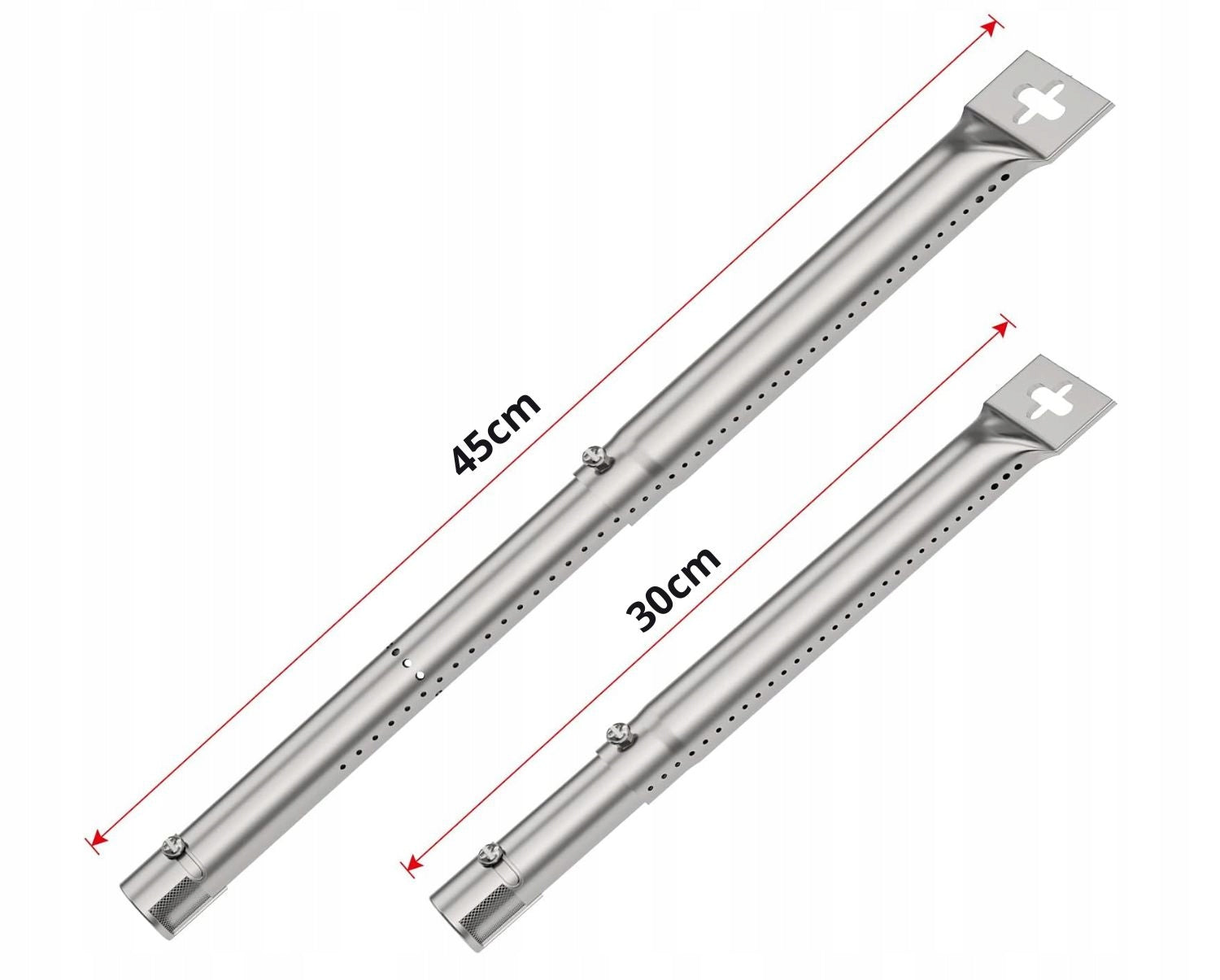 Universal Adjustable Gas Grill Burner 30 - 45 cm Stainless Steel Manufacturer code M43KIUF23