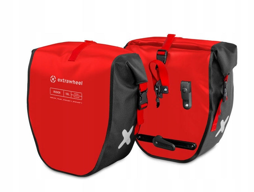 Universal Bags Extrawheel Rider Polyester 30L Red/Black